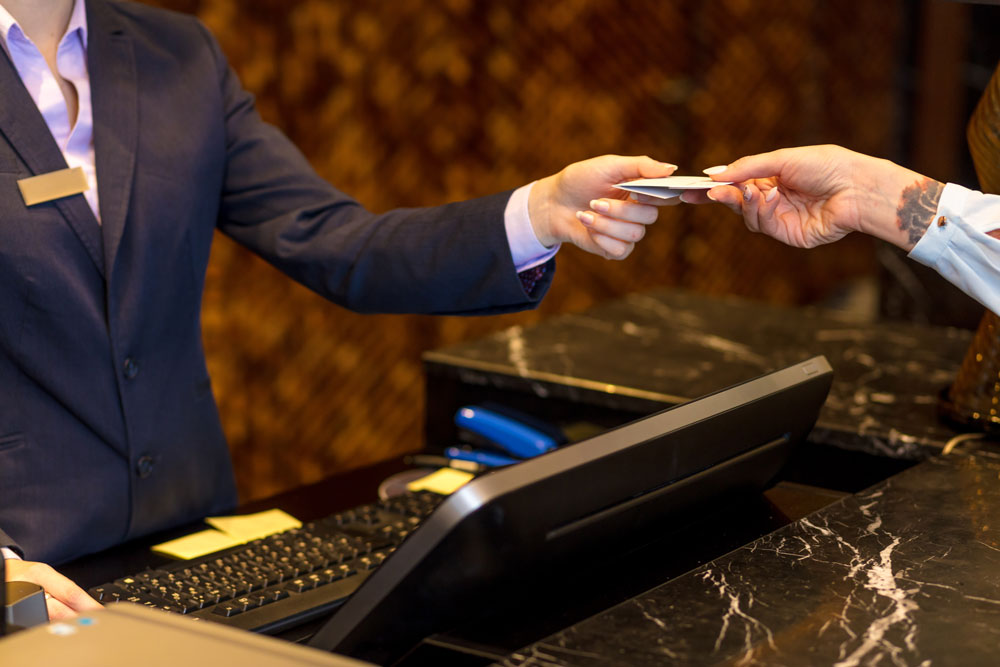 hotel front desk